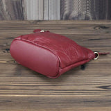 Women Leather Clutch Flowers Crossbody Bag Lady Small Clutch