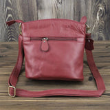 Women Leather Clutch Flowers Crossbody Bag Lady Small Clutch