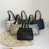 Winter Down Cotton Shoulder Bag Nylon Ladies Handbags Large Crossbody Bags Tote