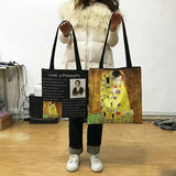 Gothic Cartoon Girl Shopping Bag Harajuku Shopper Tote Eco Large Capacity