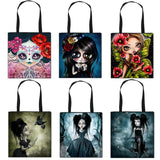 Gothic Cartoon Girl Shopping Bag Harajuku Shopper Tote Eco Large Capacity