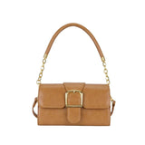 Women's Pu Leather Shoulder Bag Crossbody Metal Decoration
