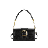 Women's Pu Leather Shoulder Bag Crossbody Metal Decoration