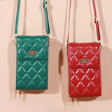 Small Shoulder Bag Pu Leather Crossbody Mini Messenger Purse