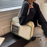 Transparent Leather Travel Bag Large Capacity Waterproof Shoulder Bag