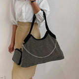 Diamond Tote Bags High Large Shoulder Purse Crossbody Handbag Satchel