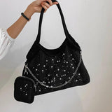 Diamond Tote Bags High Large Shoulder Purse Crossbody Handbag Satchel