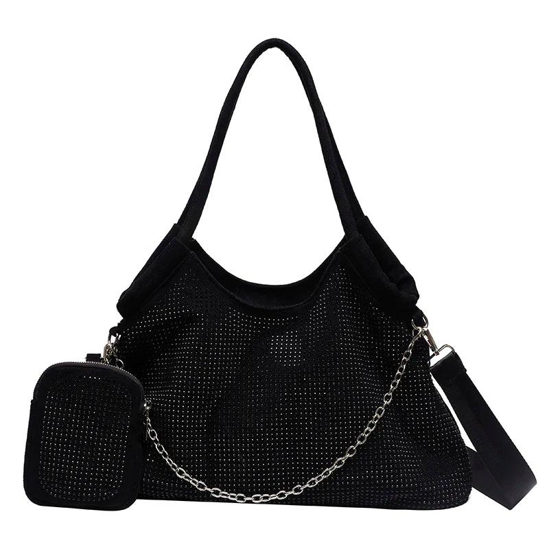 Diamond Tote Bags High Large Shoulder Purse Crossbody Handbag Satchel