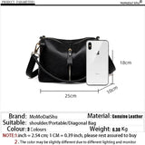 Soft Cowhide Shoulder Bag Women Handbags 100% Leather Messenger Bag