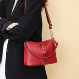 Soft Cowhide Shoulder Bag Women Handbags 100% Leather Messenger Bag