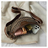 Leopard Women Waist Bag Female Phone Purses Ladies Chest Wide Strap Crossbody Sh