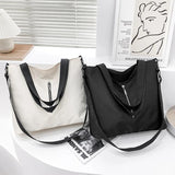 Large Capacity Nylon Tote Bag for Women Crossbody Handbag
