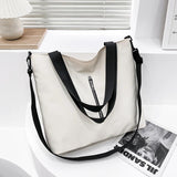 Large Capacity Nylon Tote Bag for Women Crossbody Handbag