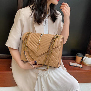 PU Leather Chain Small Shoulder Bag Women Travel Crossbody Bags Ladies Tote