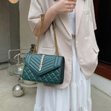 PU Leather Chain Small Shoulder Bag Women Travel Crossbody Bags Ladies Tote
