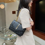 PU Leather Chain Small Shoulder Bag Women Travel Crossbody Bags Ladies Tote