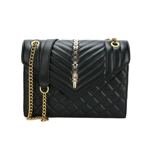 PU Leather Chain Small Shoulder Bag Women Travel Crossbody Bags Ladies Tote