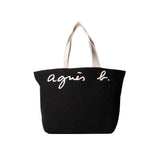 Women's Letter Print Tote Bag Shoulder Handbag Double Sided Women Bag