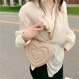 Love Heart Shape Shoulder Bag Small Handbags Crossbody Bags For Women