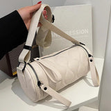Leisure Rhombus Cylinder Shoulder Bag High Ladies Shoulder Bag