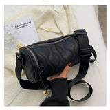 Leisure Rhombus Cylinder Shoulder Bag High Ladies Shoulder Bag