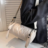 Leisure Rhombus Cylinder Shoulder Bag High Ladies Shoulder Bag