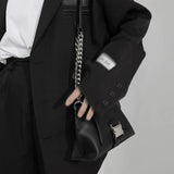 Xiuya Moto Biker Style Womens Shoulder Bag Vintage Messenger Bag