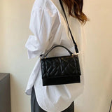 Orange Leather Shoulder Bag Small Crossbody Messenger Handbag