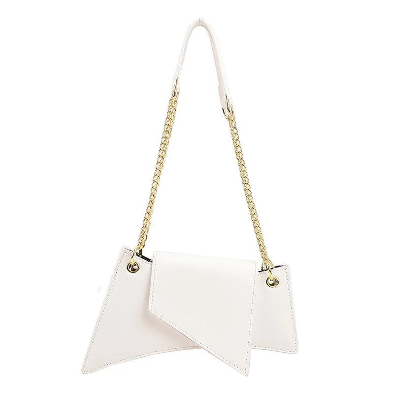 Retro Leather Shoulder Bag Chain Handbag Women Lady Clutch