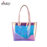 Women's TPU Laser Magic Bag, Transparent Shoulder Bag