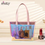 Women's TPU Laser Magic Bag, Transparent Shoulder Bag