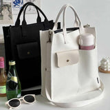 Canvas Crossbody Bag Shoulder Bag Student's Shopping Beach Travel