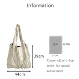 Retro Women Beach Bags Large Capacity Tassel Shoulder Bag Casual Travel Shopping
