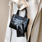 Stone Pattern Crossbody Bag Silver Evening Clutch Bag