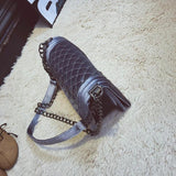 Velvet Shoulder Bag Crossbody Vintage Messenger Handbag