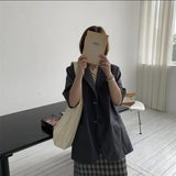 Canvas Crossbody Bag Large Capacity Shoulder Bag Retro Hobos Bag