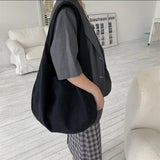 Canvas Crossbody Bag Large Capacity Shoulder Bag Retro Hobos Bag
