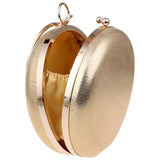 Round Women Evening Bags Diamonds Clutch Chain Shoulder Bags