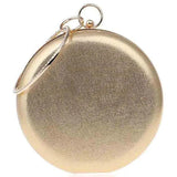 Round Women Evening Bags Diamonds Clutch Chain Shoulder Bags