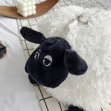 Fluffy Soft Lamb Crossbody Bag Women Cartoon Sling Shoulder Bag