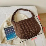 Large Capacity Green Women Shopping Bag Winter Style Ladies Sac Hand Bag