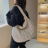 Large Capacity Green Women Shopping Bag Winter Style Ladies Sac Hand Bag