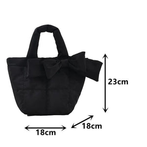 Quilted Plaid Shoulder Bag Female Oxford Cloth Crossbody Bag