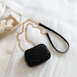 Embroidery Thread Messenger Shoulder Bag Chain Square High Bag