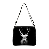 Animal Print Tiger Shoulder Bag Ladies Shopping Handbag Giraffe Tote Bag