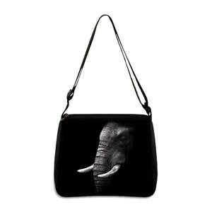 Animal Print Tiger Shoulder Bag Ladies Shopping Handbag Giraffe Tote Bag