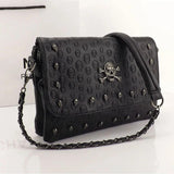 Arrival Women Handbag Rivet Gothic Skull Bags Chain Messenger Crossbody Shoulder