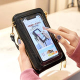 Women's Cellphone Wallet Small Shoulder Bag Mini Crossbody Purse
