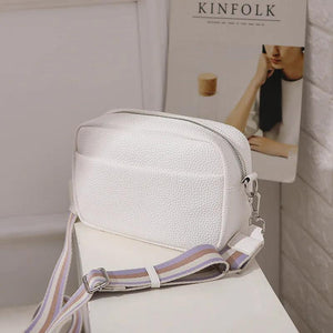 Classic Crossbody Bag Women Wide Strap Shoulder Bags