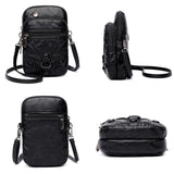 Women's PU Leather Small Mobile Phone Bag